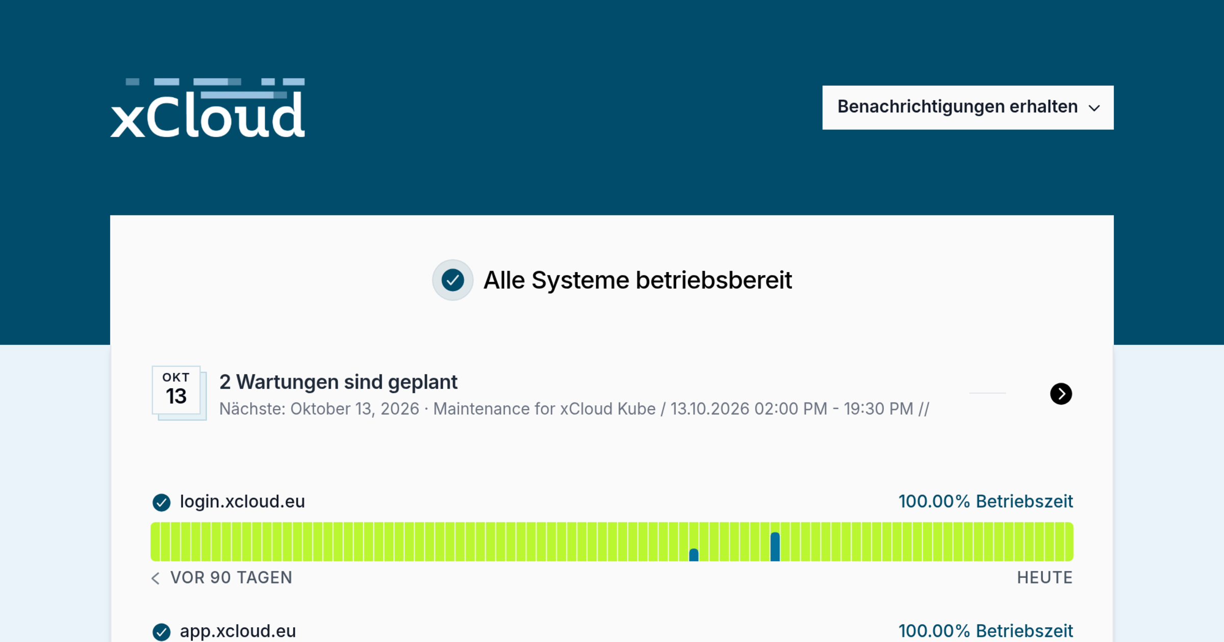 xCloud - Status